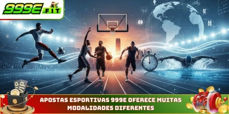 Apostas esportivas 999E oferece muitas modalidades diferentes
