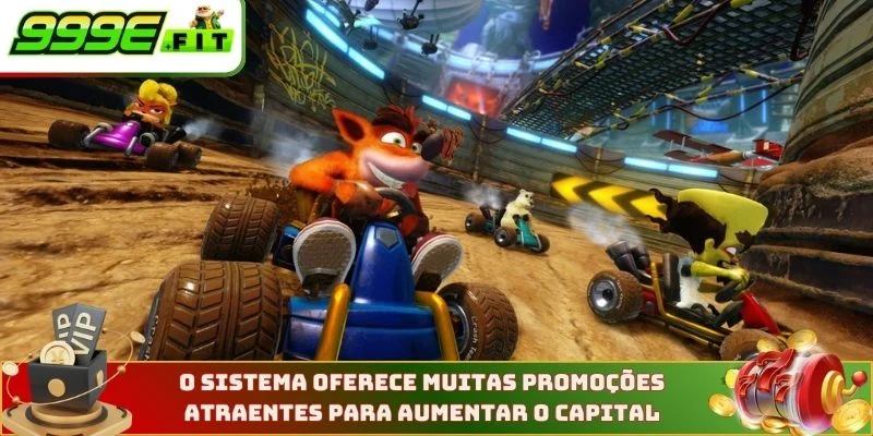 O sistema oferece muitas promoções atraentes para aumentar sua banca